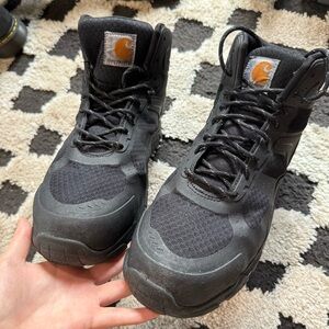 Carhartt Men's Black Steel Toe Work Boots